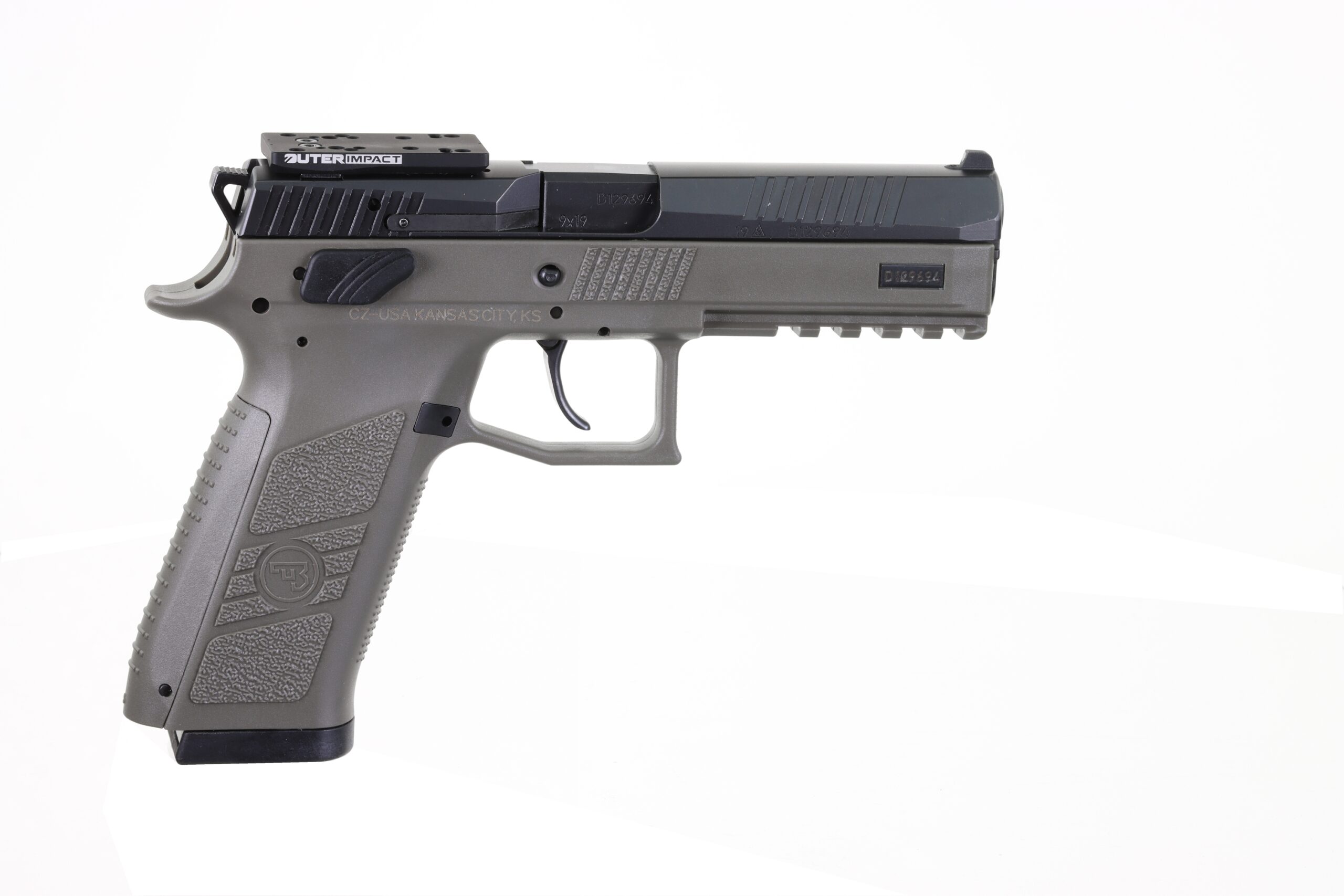 Red Dot Mount – MRA for CZ P-09 Pistol - Outer Impact Firearms